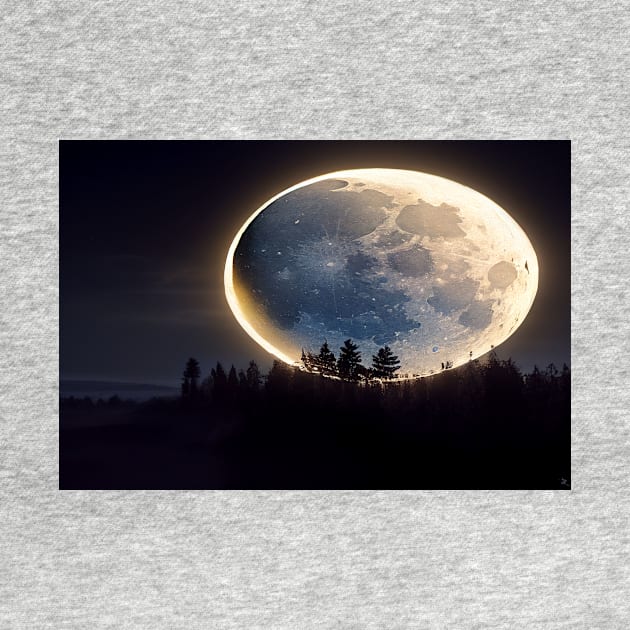 Unwind With The Moon And Relax Into Space by Unwind-Art-Work